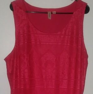 Gorgeous Deep coral Lace maxi dress